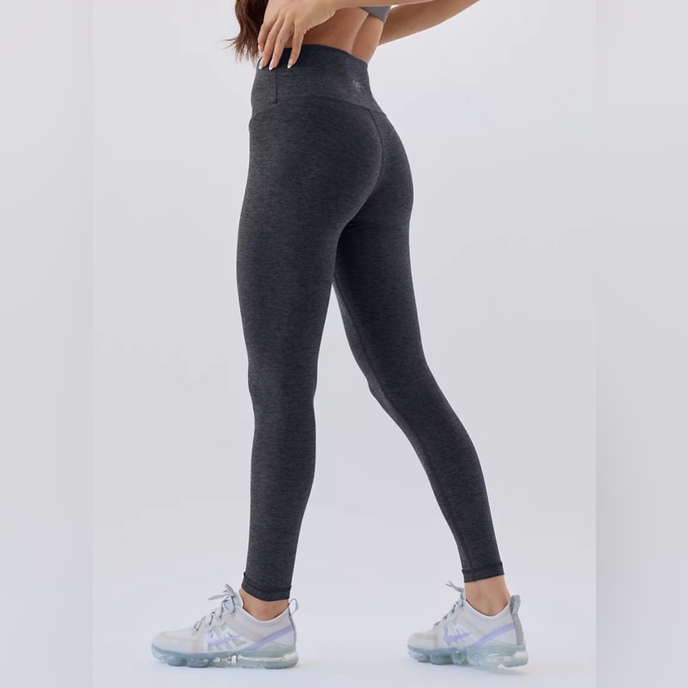 Aritzia TNA Cozy Atmosphere Hi-Rise Leggings - Heather Black | M